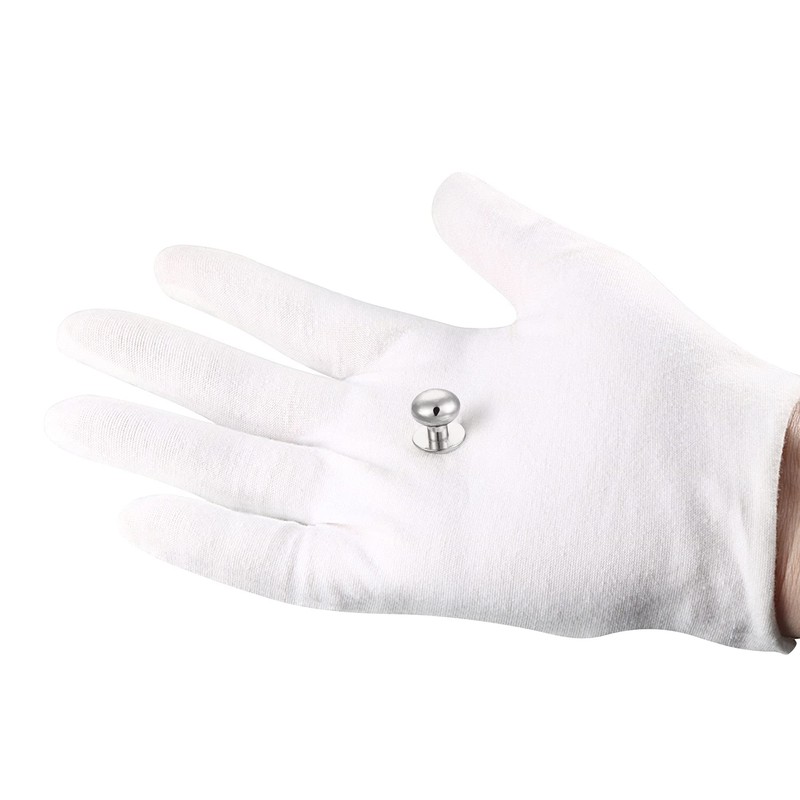 sourcing map 12mm Head Dia. Round Knobs Pull Handle, 10pcs