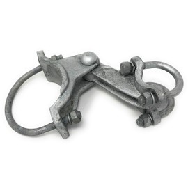 (4 Count) Industrial 180° Arm Hinges for Industrial and Commercial Chain Link Gates Malleable (4")