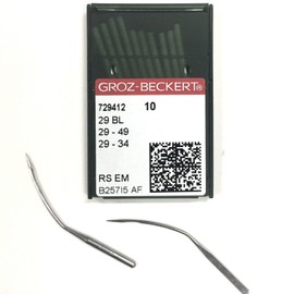10 Pk. Groz-Beckert 29BL, 29-49, 29-34, LWX2T Blindstitch Machine Needles
