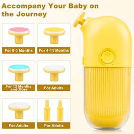Elektrische Nagelfeile Baby, Wolady Nagelpflegeset Elektrische Baby Nageltrimmer Nagelpflege Nagelschere Nail Trimmer Maniküre & Pediküre Set für Baby und Erwachsen