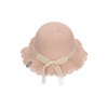 Sterntaler Girls' Children's Straw Hat Glitter Hat, Pale Pink, 47