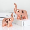 prosfalt A Pair Elephant Statue Home Decor,Modern Style Figurines,Sculpture for
