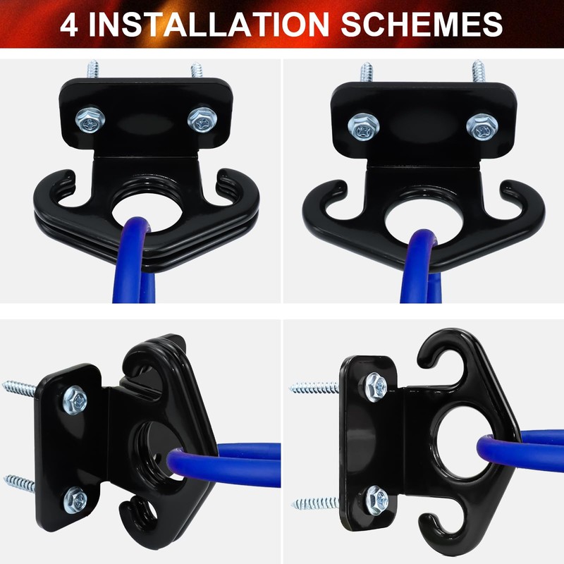 3 Pack Wall Mount Workout Anchor for Resistance Bands Heavy