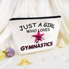 Yoxiumi Gymnastics Gifts Gymnastics Stuff Gymnastic Makeup Bag Gymnastics Bag