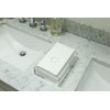 Caspari Antique Robin's Egg Single Initial Guest Towel Napkins in