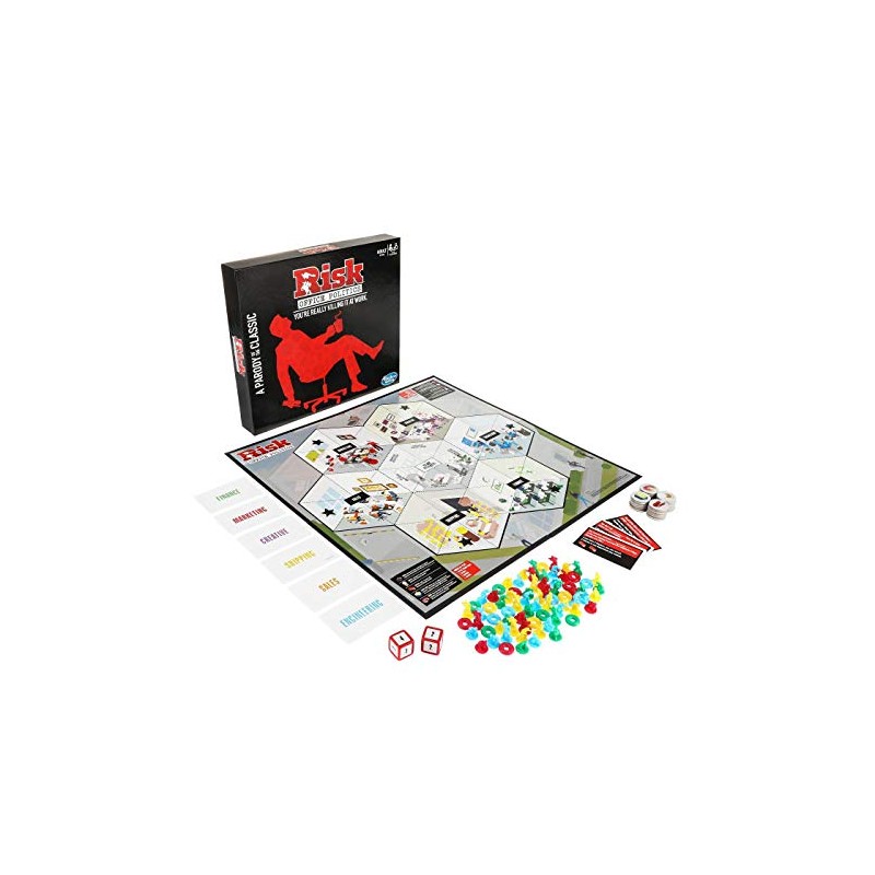 RISK Office Politics Board Game Parody Adult Party Game