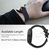 Lamshaw Compatible with CARBINOX Vortex bands, Silicone band with Metal