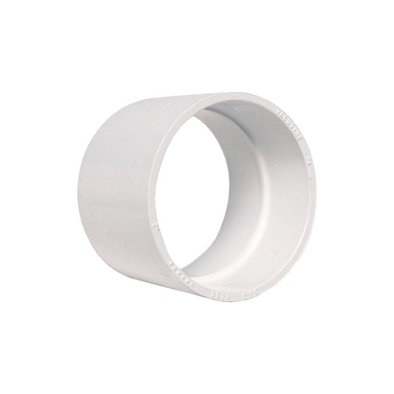 Straight 2" PVC Coupling