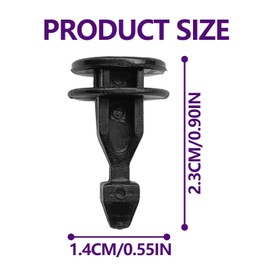 Icyhaws 20PCS Engine Cover Retainer Clip, Compatible with Honda Odyssey Passport Pilot Ridgeline Acura MDX RDX TLX, Engine Bulkhead Cover Striker Retainer Clip Replace 91547TZ5A02