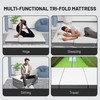 Mayton, 3-Inch Tri-Folding Gel Memory Foam Portable Floor Mattress, Breathable