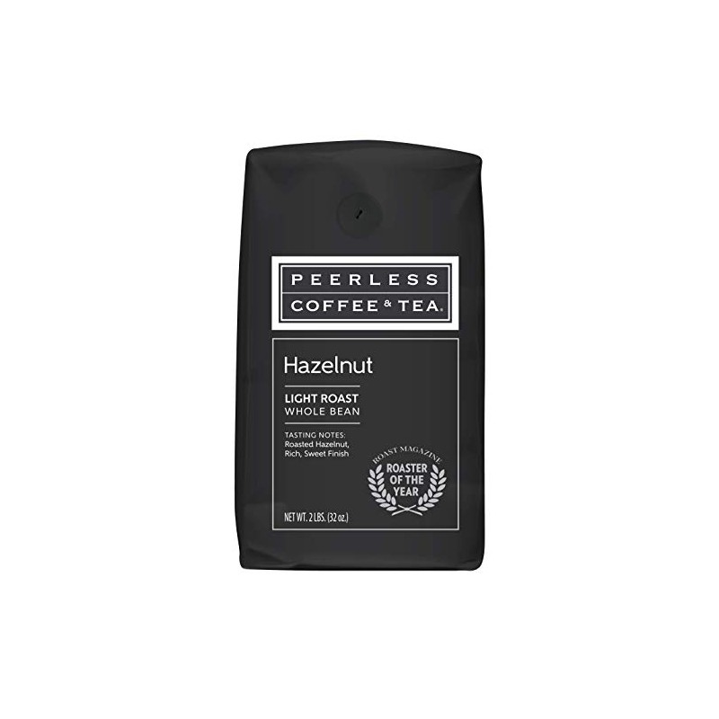 32oz Hazelnut, Whole Bean Coffee, Medium Roast, by Peerless Coffee