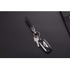 AIXUAN Genuine Leather Keychain, Unique, House/Car Key Holder, 2 Rings,(Type
