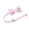 HISDERN Bow Tie Men's Already Tied Adjustable Bow Plain Paisley