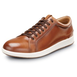 Florsheim Crossover Work, Men's, Cognac, Steel Toe, EH, MaxTrax Slip Resistant, Lace to Toe Oxford Work Shoe (10.5 EEE)