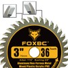 FOXBC 3 Inch Carbide Circular Saw Blade 24 Tooth, 36