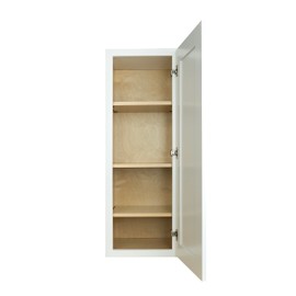 Hollywood Fabiani Design Wall Kitchen Cabinet 12 in. W x 12 in. D x 42 in. H in Shaker White Ready to Assemble