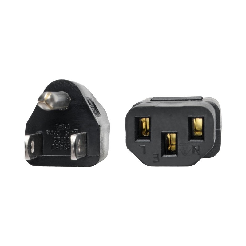 Tripp Lite Standard Computer Power Cord 10A,18AWG (NEMA 5-15P to