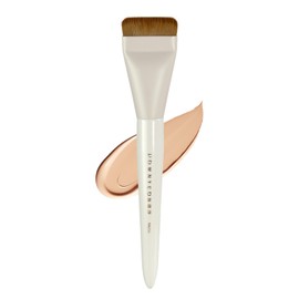 ROWNYEON YM266 Foundation Brush, Flat Type, Ultra Fine, Perfect for Liquid Foundations, Fiber Bristles, Soft, Easy to Use, Cosmetic Tool, Portable