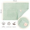 Rinsl Bath Mat Set, 2 Pieces, 100% Cotton Terry Towelling