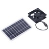 2.5W Solar Panel Fan Solar Pet Exhaust Air Flowing Fan