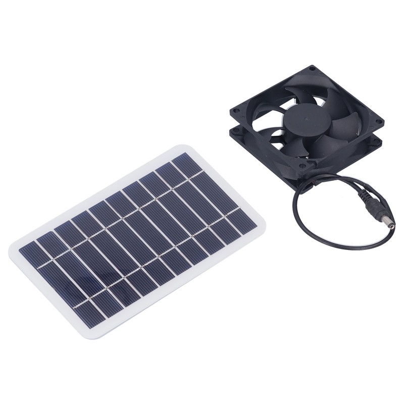 2.5W Solar Panel Fan Solar Pet Exhaust Air Flowing Fan