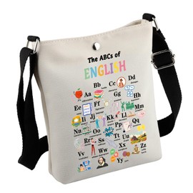 English Crossbody Bag English Lover Gift English Teacher Gift English Major Gift English Student Graduation Gift (English BagCA)