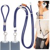 Pulpo 2-in-1 Cell Phone Wrist Strap and Lanyard Navy -