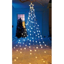 String Light Christmas Tree with Star