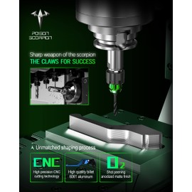 POISON SCORPION Motorcycle Brake Clutch Levers, Short Blue Compatible with Z400 19-23 / Z125 KLE 300X 17-24 / EX 400 18-23 / EX300 13-18 / EX 250 08-12 / KLX230 KLX230R 20-23 / KLX300 KLX300SM 22-24