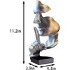 Thinker Statue, Silence is Gold Abstract Art Sculpture, Ponder Statue,
