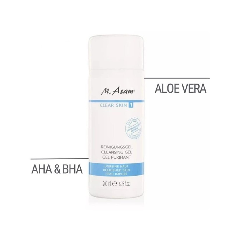 M. Asam Clear Skin Blemish Treatment Cleansing Gel – 200 ml