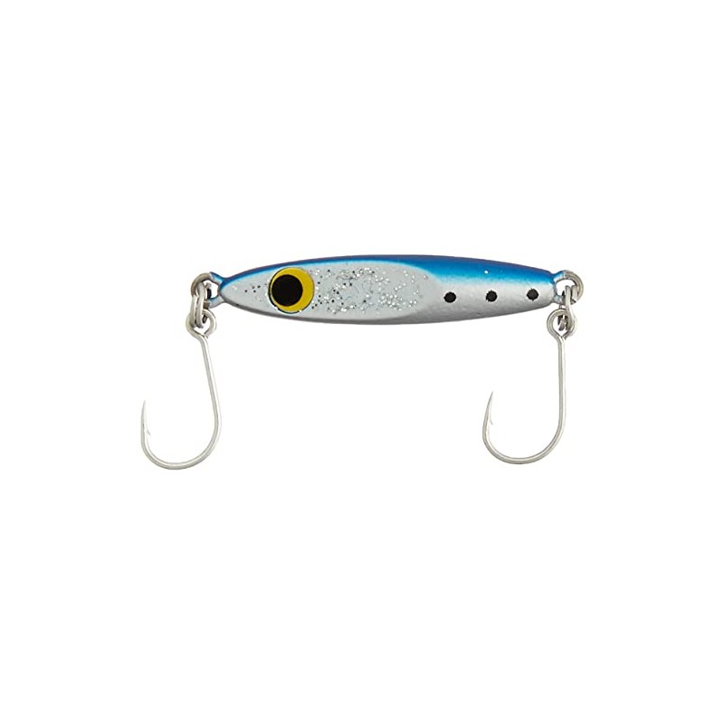 BREADEN Metal Jig, Bi-Slider 4.5g #03, Blue Sardine Glitter