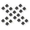 20Pcs 12V Round Rocker Switch LED Light 3 Pin 2