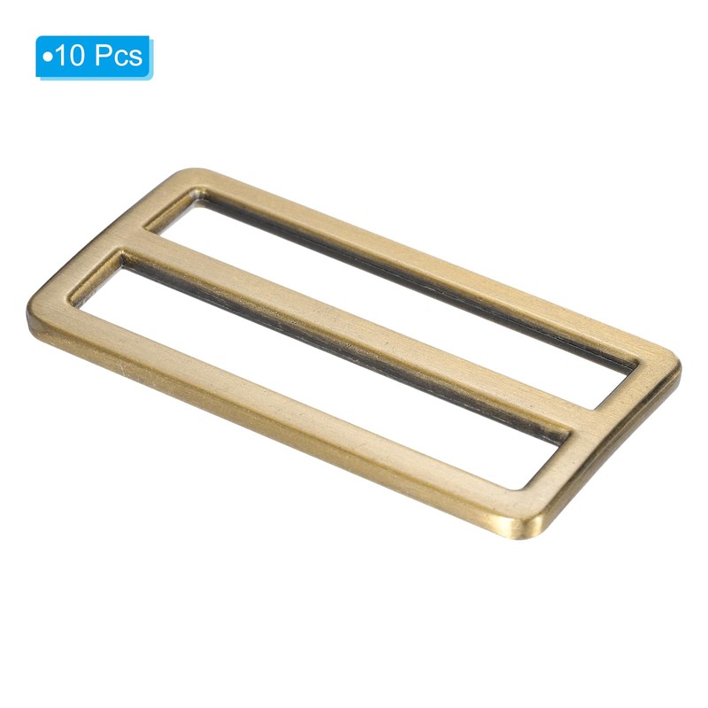 PATIKIL 2 Inch Tri-Glide Slide Buttons, 10 Pack Adjustable Buckle