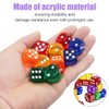 OIGWBPH 20 Pieces Play Dice Small Dice Game Props Cube