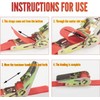 Yinpecly Lashing Strap 1" x14.8ft Adjustable Tie Down Cam Straps