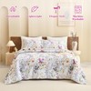 QSH 100% Cotton Quilt King Size Bedding Set (110"x98") 3Pcs