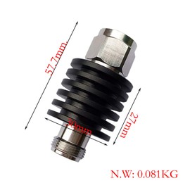BECEN 6dB 10W N Fixed Damper - 10W N Connector 3GHz RF Attenuator