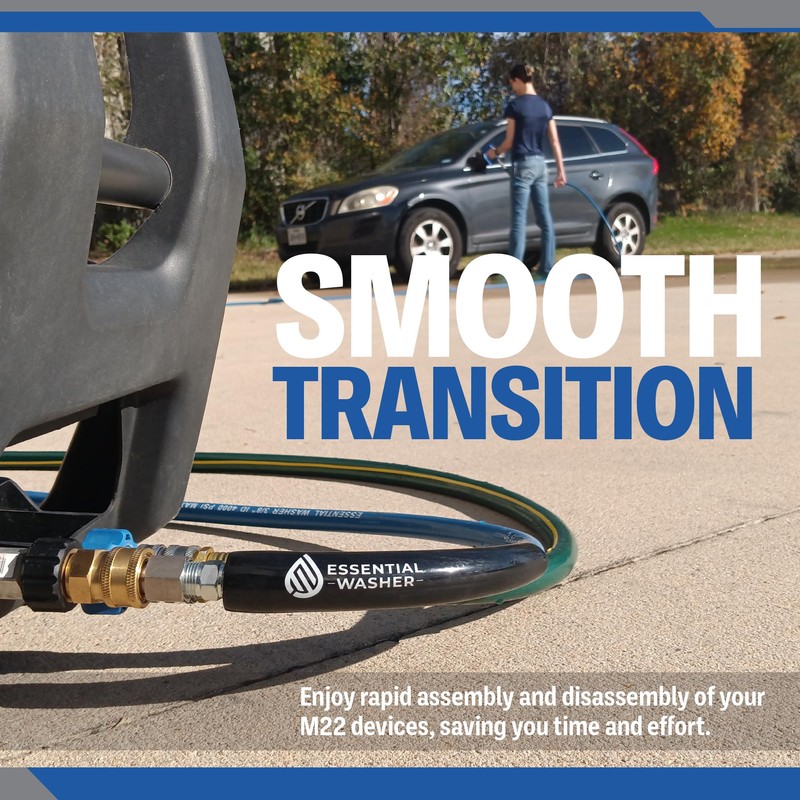 ESSENTIAL WASHER M22 14mm Quick Connect Adapter Set Variations (M22