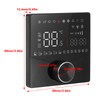 Smart Digital Thermostat LCD Color Display Precise Control Intelligent Temperature