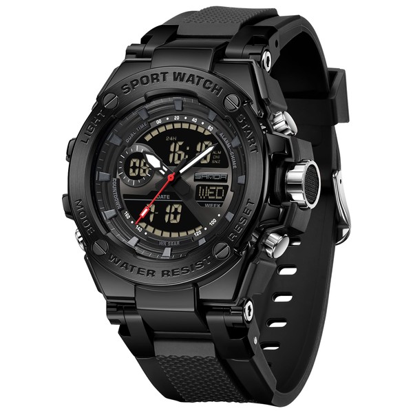 findtime Men's Digital Watch Analogue Sport Waterproof Wath Military Running