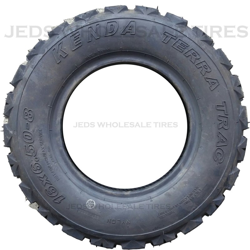 TWO TIRES 16x6.50-8 16/6.50-8 16/650-8 Kenda K502 Terra Trac Lawn