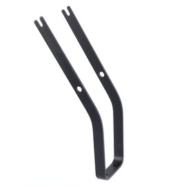 Bike Wheel Hitch by Delta Cycle, Black - Secure Aluminum Rack for Holding Front Wheel - Mounts to Any Flat Surface - for Pick-Up Truck Transportation - Safe and Secure for Any Bicycle