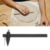 Wooden Pottery Clay Compass Circle Cutter Plastic Compass Caliper Measuring