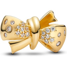 TCZNAF Christmas Charms Bracelets Bead Compatible for Bracelet Jewellery for Women, Sterling Silver Cubic Zirconia