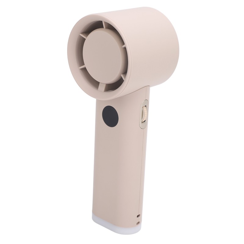 Handheld Fan LED Display Power Adjustable Portable Fan Night Light