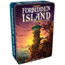Gamewright Forbidden Island C The Cooperative Strategy Survival Island Board Game,2-4 players