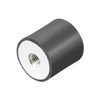 sourcing map 15 x 15mm M4 Thread Female Rubber Mounts,Vibration