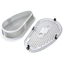 W10828351,8531964,8531966,685273 Dryer Lint Trap Filter & Cover w/Stainless Steel Mesh Screen Fit for Kenmore 11078690200, 11078790800, 11688570800, 11078411600, 11078414100, 11078415400, by XSPANDER