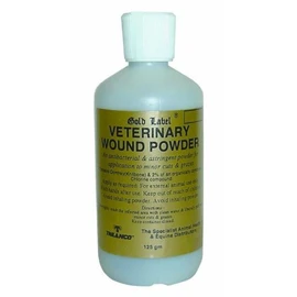 Gold Label - White Veterinary Wound Powder x 125 Gm